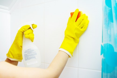 Charity partnership for reusable cleaning materials
